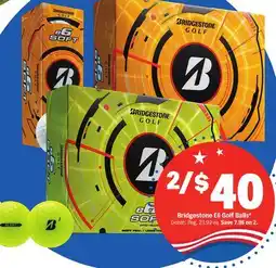 Meijer Bridgestone E6 Golf Balls offer