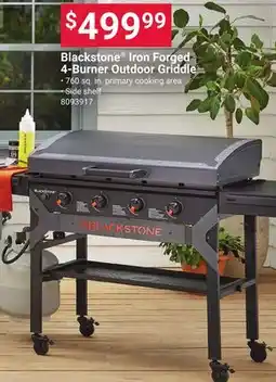 Ace Hardware Blackstone Iron Forged 4-Burner Outdoor Griddle offer