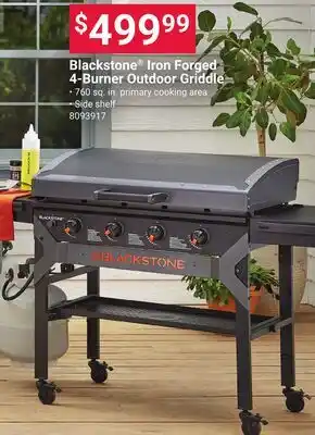 Ace Hardware Blackstone Iron Forged 4-Burner Outdoor Griddle offer