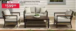 Ace Hardware 4 Pc. Contemporary Deep Seating Patio Set offer