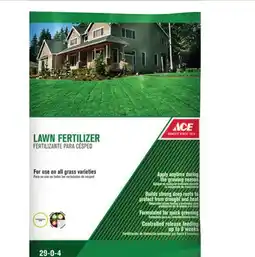 Ace Hardware Ace Lawn Fertilizer offer