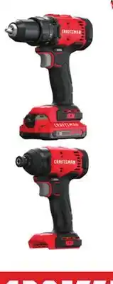 Ace Hardware CRAFTSMAN V20 Drill & Impact Driver Kit offer