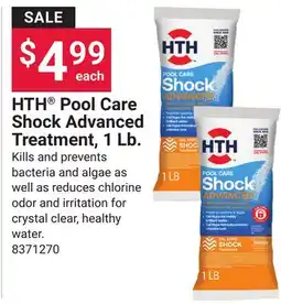 Ace Hardware HTH Pool Care Shock Advanced Treatment offer