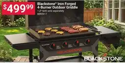 Ace Hardware Blackstone Iron Forged 4-Burner Outdoor Griddle offer