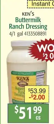 Restaurant Depot KEN'S Buttermilk Ranch Dressing offer