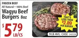Restaurant Depot Wagyu Beef Burgers offer