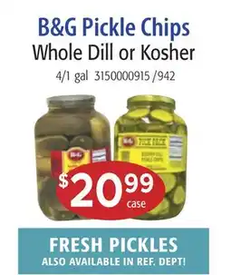 Restaurant Depot B&G Pickle Chips offer