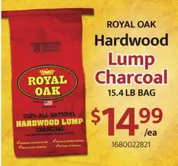 Restaurant Depot ROYAL OAK Hardwood Lump Charcoal offer