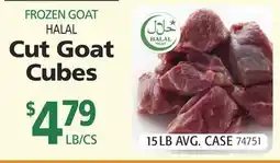 Restaurant Depot FROZEN GOAT HALAL Cut Goat Cubes offer