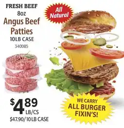 Restaurant Depot FRESH BEEF Angus Beef Patties offer
