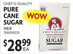 Restaurant Depot CHEF'S QUALITY PURE CANE SUGAR offer