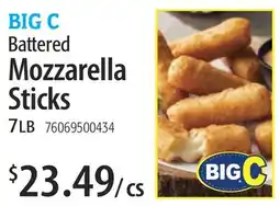 Restaurant Depot BIG C Battered Mozzarella Sticks offer