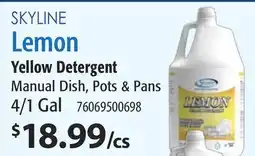 Restaurant Depot SKYLINE Lemon Yellow Detergent offer