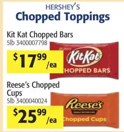 Restaurant Depot HERSHEY'S Chopped Toppings offer