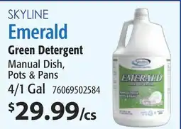 Restaurant Depot SKYLINE Emerald Green Detergent offer
