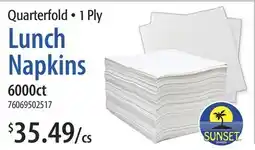 Restaurant Depot Lunch Napkins offer