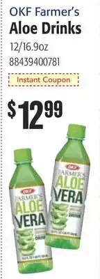 Restaurant Depot OKF Farmer's Aloe Drinks offer