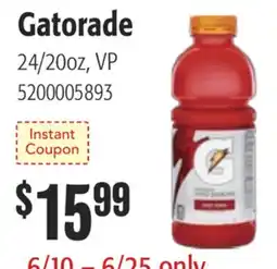 Restaurant Depot Gatorade offer