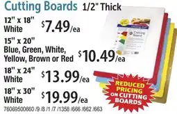 Restaurant Depot Cutting Boards offer