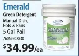 Restaurant Depot Emerald Green Detergent Manual Dish, Pots & Pans 5 Gal Pail offer