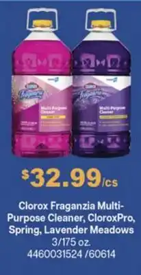 Restaurant Depot Clorox Fraganza Multi-Purpose Cleaner, CloroxPro, Spring, Lavender Meadows offer