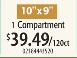 Restaurant Depot 1 Compartment offer