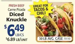 Restaurant Depot FRESH BEEF Carne Picada Diced Knuckle offer
