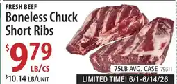Restaurant Depot FRESH BEEF Boneless Chuck Short Ribs offer