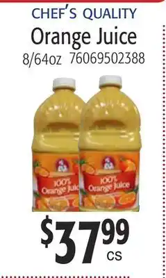 Restaurant Depot Orange Juice offer