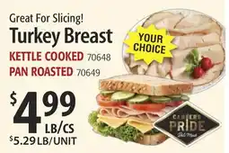 Restaurant Depot CARVER'S PRIDE Turkey Breast offer
