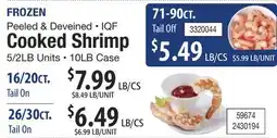 Restaurant Depot FROZEN Peeled & Deveined • IQ Cooked Shrimp offer