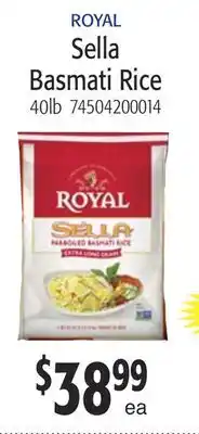 Restaurant Depot ROYAL Sella Basmati Rice offer