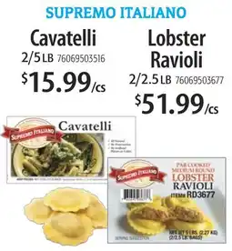 Restaurant Depot SUPREMO ITALIANO offer