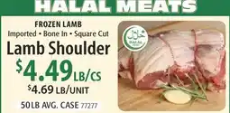 Restaurant Depot FROZEN LAMB offer