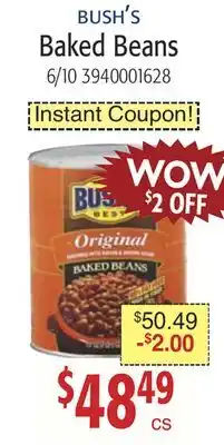 Restaurant Depot BUSH'S Baked Beans offer