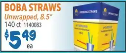 Restaurant Depot BOBA STRAWS offer