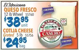 Restaurant Depot El Mexicano QUESO FRESCO, Cotija Cheese offer