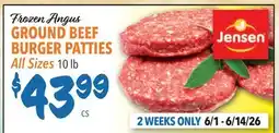 Restaurant Depot Frozen Angus GROUND BEEF BURGER PATTIES offer