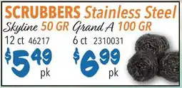 Restaurant Depot SCRUBBERS Stainless Steel offer