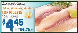 Restaurant Depot Imported Catfish IQF FILLETS offer