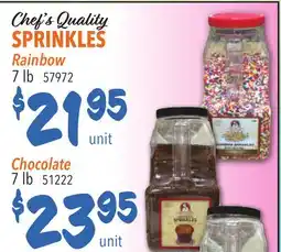 Restaurant Depot Chef's Quality SPRINKLES offer