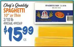 Restaurant Depot Chef's Quality SPAGHETTI 10 or Thin offer