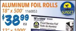 Restaurant Depot ALUMINUM FOIL ROLLS offer