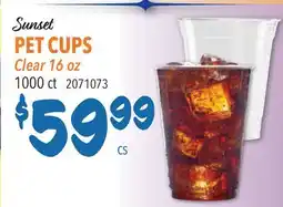 Restaurant Depot Sunset PET CUPS offer