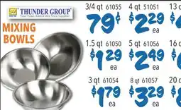 Restaurant Depot MIXING BOWLS offer