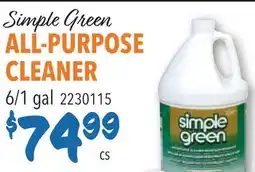 Restaurant Depot Simple Green ALL-PURPOSE CLEANER offer