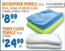 Restaurant Depot MICROFIBER TOWELS, TERRY CLOTH TOWELS offer