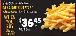 Restaurant Depot Big C French Fries Clear Coat offer