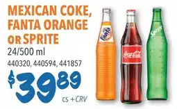 Restaurant Depot MEXICAN COKE, FANTA OR SPRITE offer