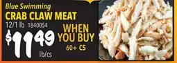 Restaurant Depot Blue Swimming CRAB CLAW MEAT offer